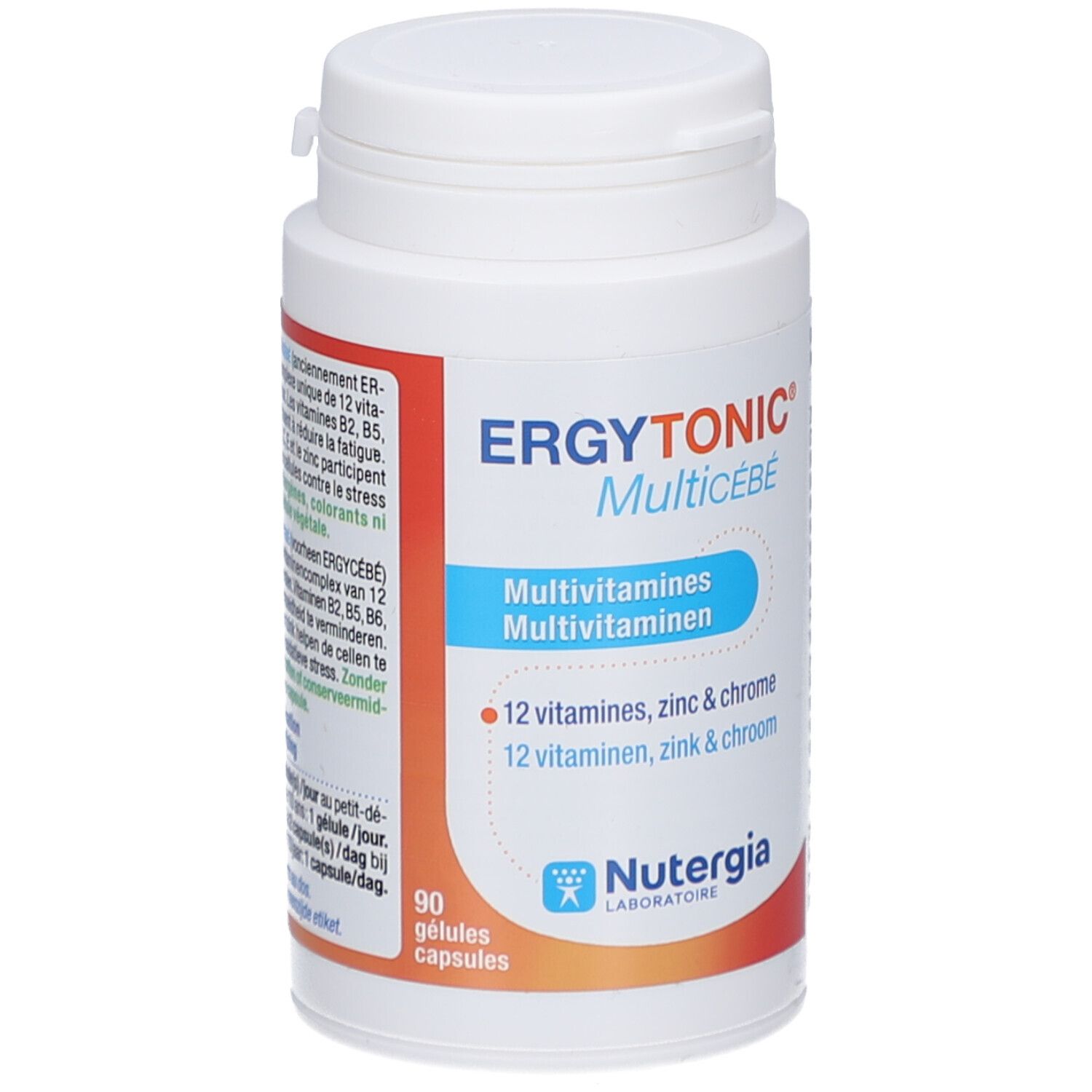 Nutergia Ergytonic® Multicébé 90 Harde capsules