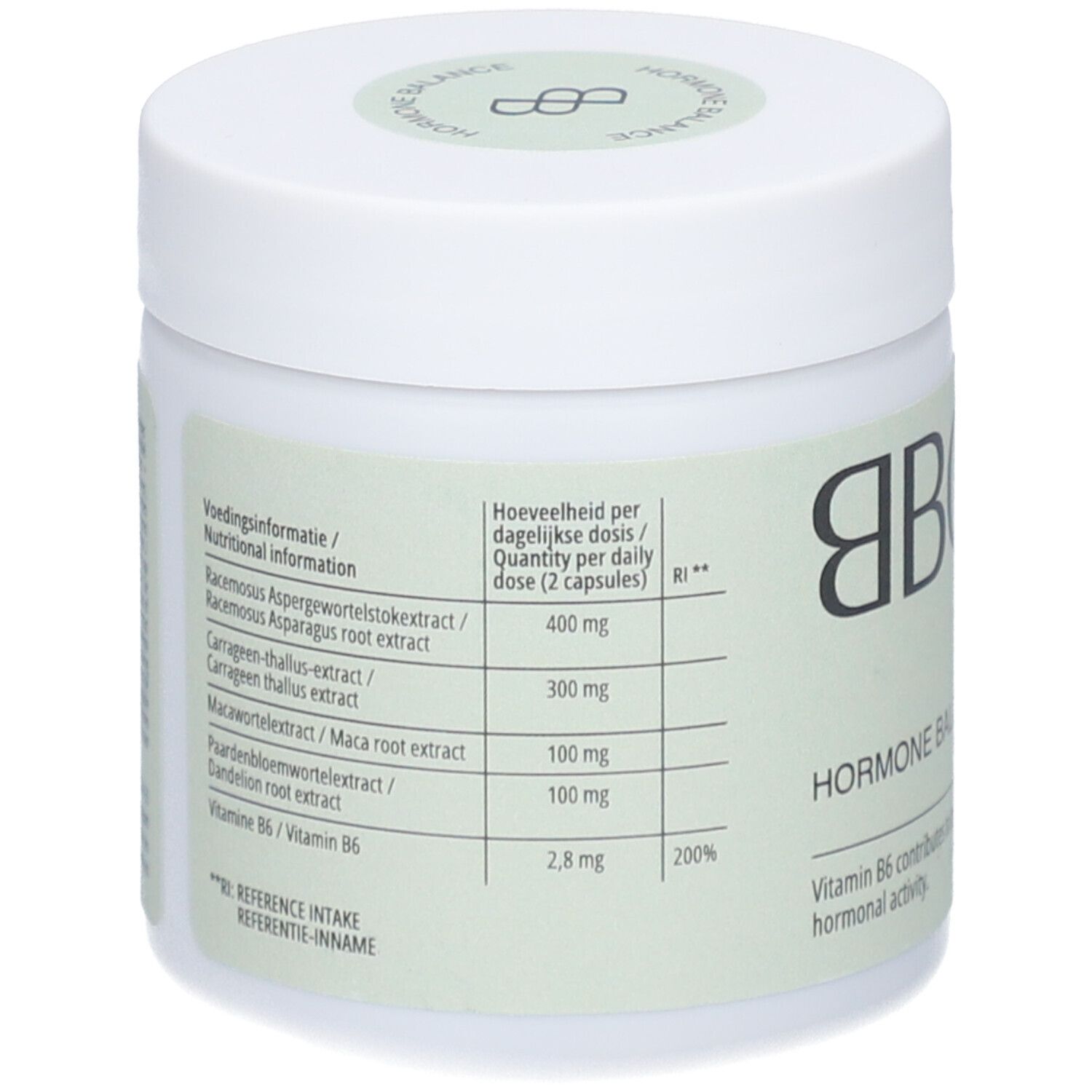 BBODY Hormone Balance | Hormonale Balans & Energie Met B6, Maca Shatavari 60 caps 30x2 Capsules