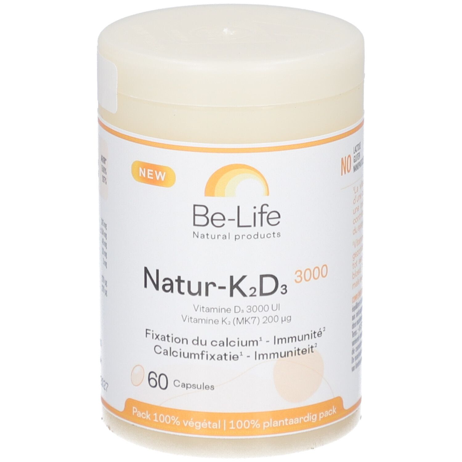 Be-Life Natur K2D3 3000 60 Capsules