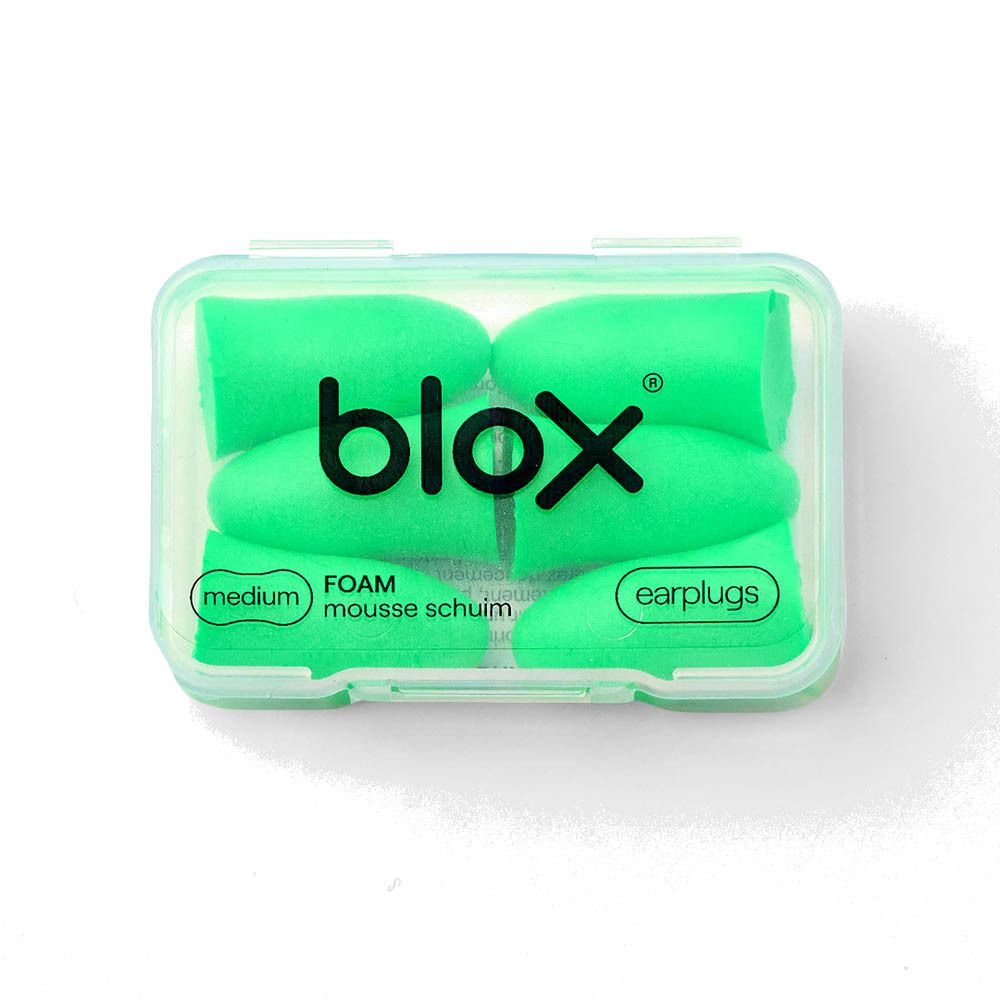 Blox Mousse Medium Vert Bouchons d'Oreilles