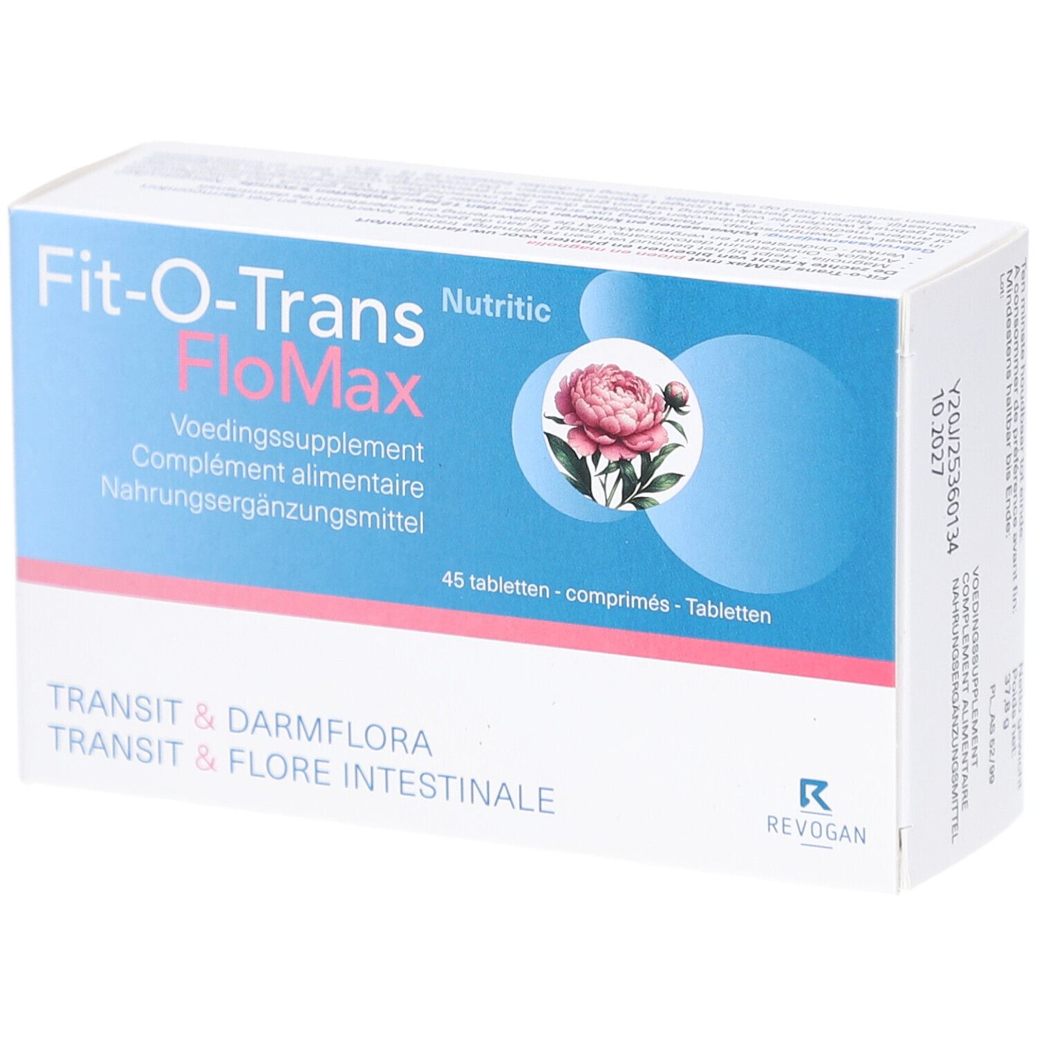 Fit-O-Trans FloMax | Bloemen & planten Transit darmcomfort 45 Tabletten