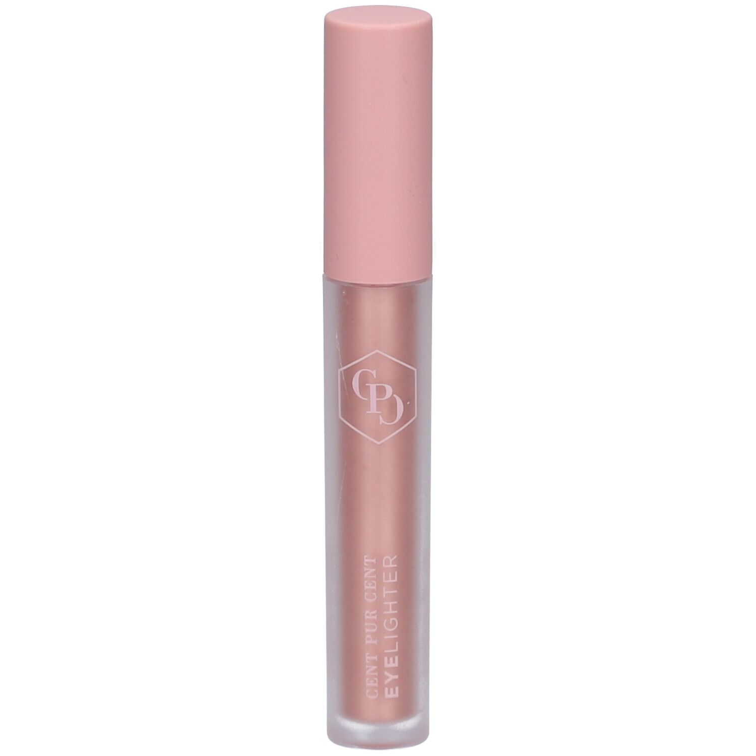 Rosafarbener Eyelighter-Stift mit rosafarbenem Deckel. Auf dem Stift steht „CENT PUR CENT EYELIGHTER“.