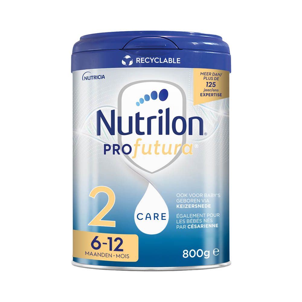 Nutrilon Profutura CARE 2 | Composition unique | césarienne | Lait Bébé 6 à 12 mois | Lait en Poudre pour Biberon | Boîte 800g