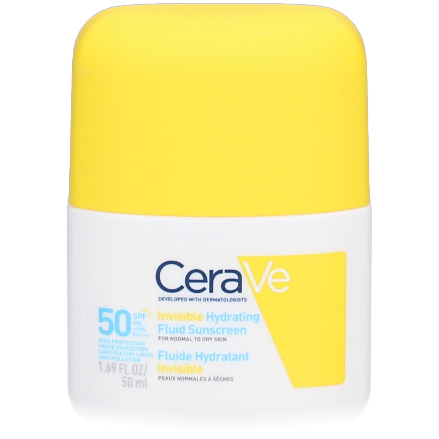 Cerave Sun Fluide Solaire Hydratante Invisible Spf50 50ml 50 ml Sonnenschutzgel