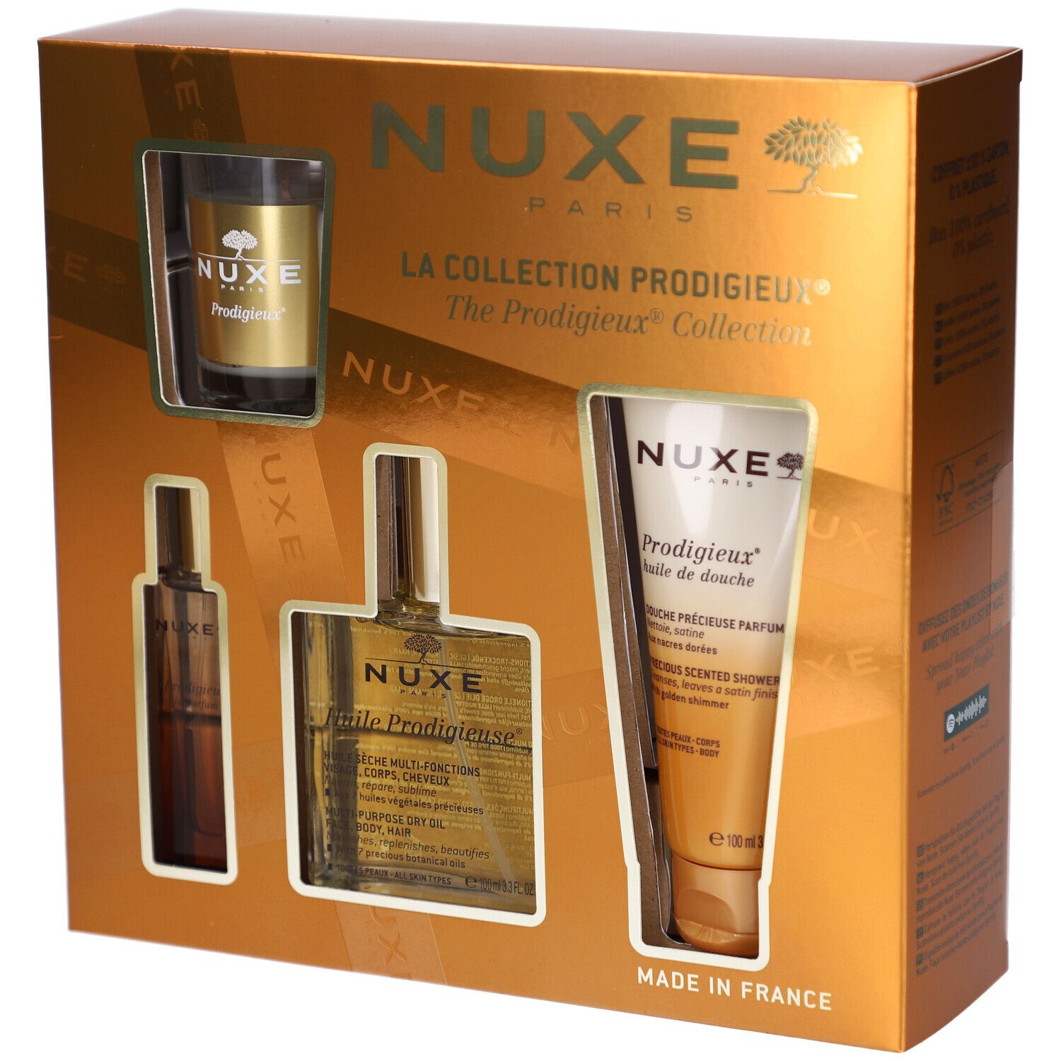 Nuxe Coffret Noël La Collection Prodigieux® – Weihnachts-Geschenkset Prodigieux® Kollektion