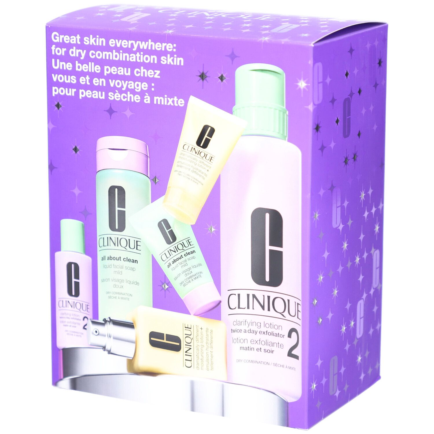 Clinique Great Skin Everywhere Dry Com 1 St Kombipackung