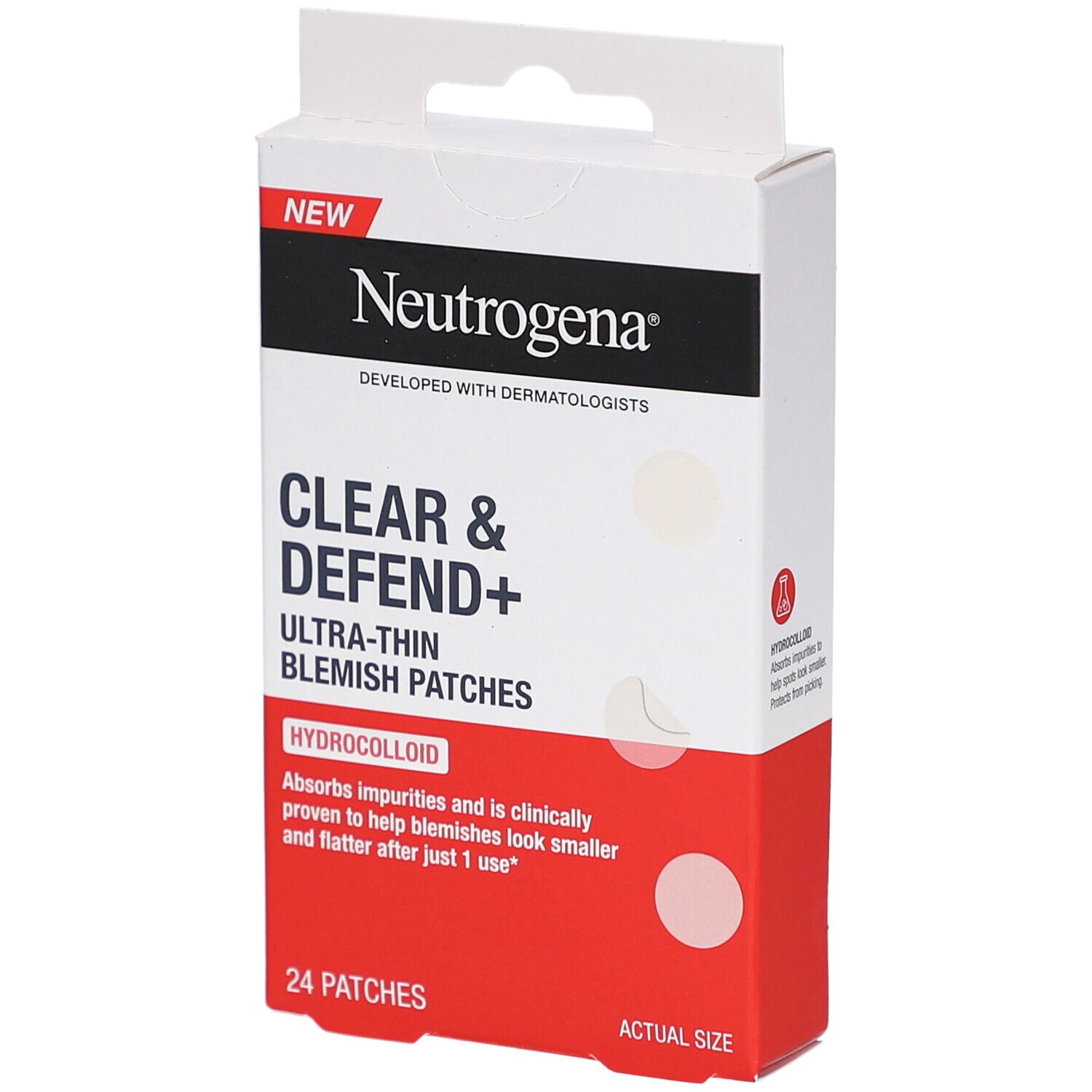 Neutrogena® Patch gegen Pickel – ultradünne Hydrocolloid-Pflaster