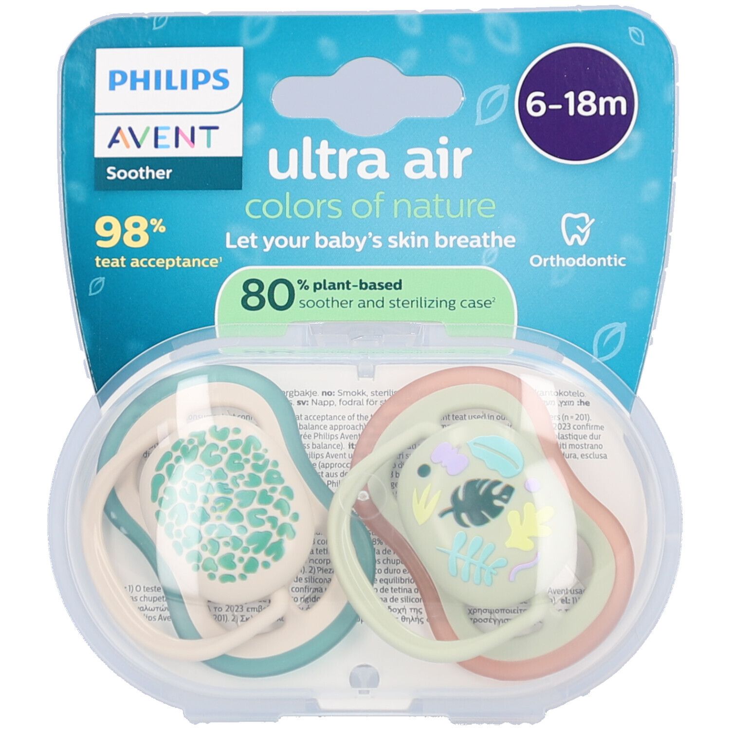 Philips Avent Schnuller +6m Laub-Luft