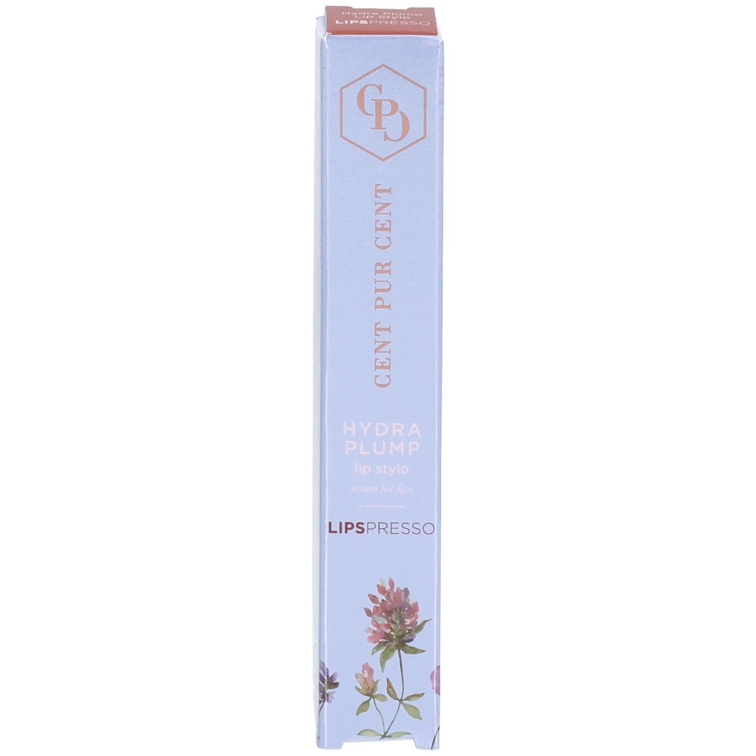 Verpackung für LIPSESSO Hydra Plump Lippenpflege.