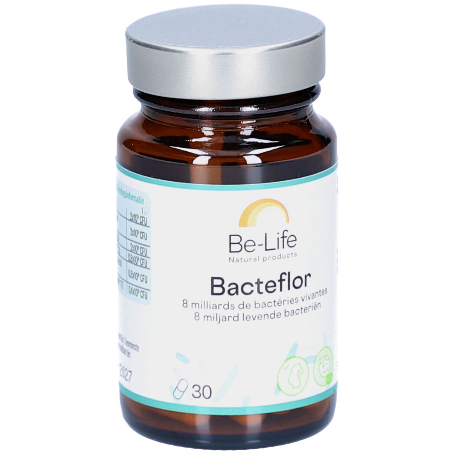 Be-Life Bacteflor | vervangt Be-Munitas Magnum Probiotica formule 30 Harde capsules