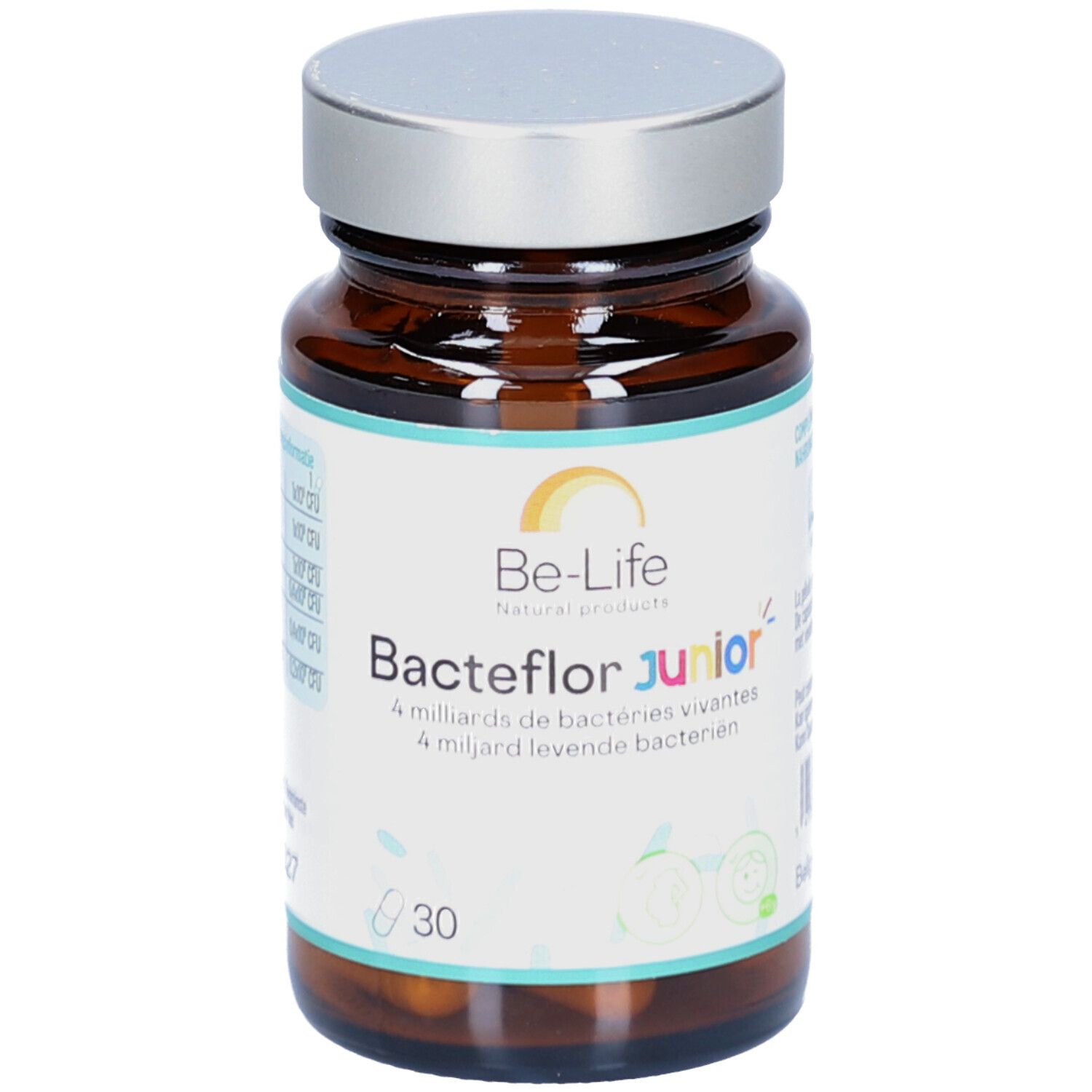 Be-Life Bacteflor Junior| vervangt Bifibiol Junior 30 Harde capsules