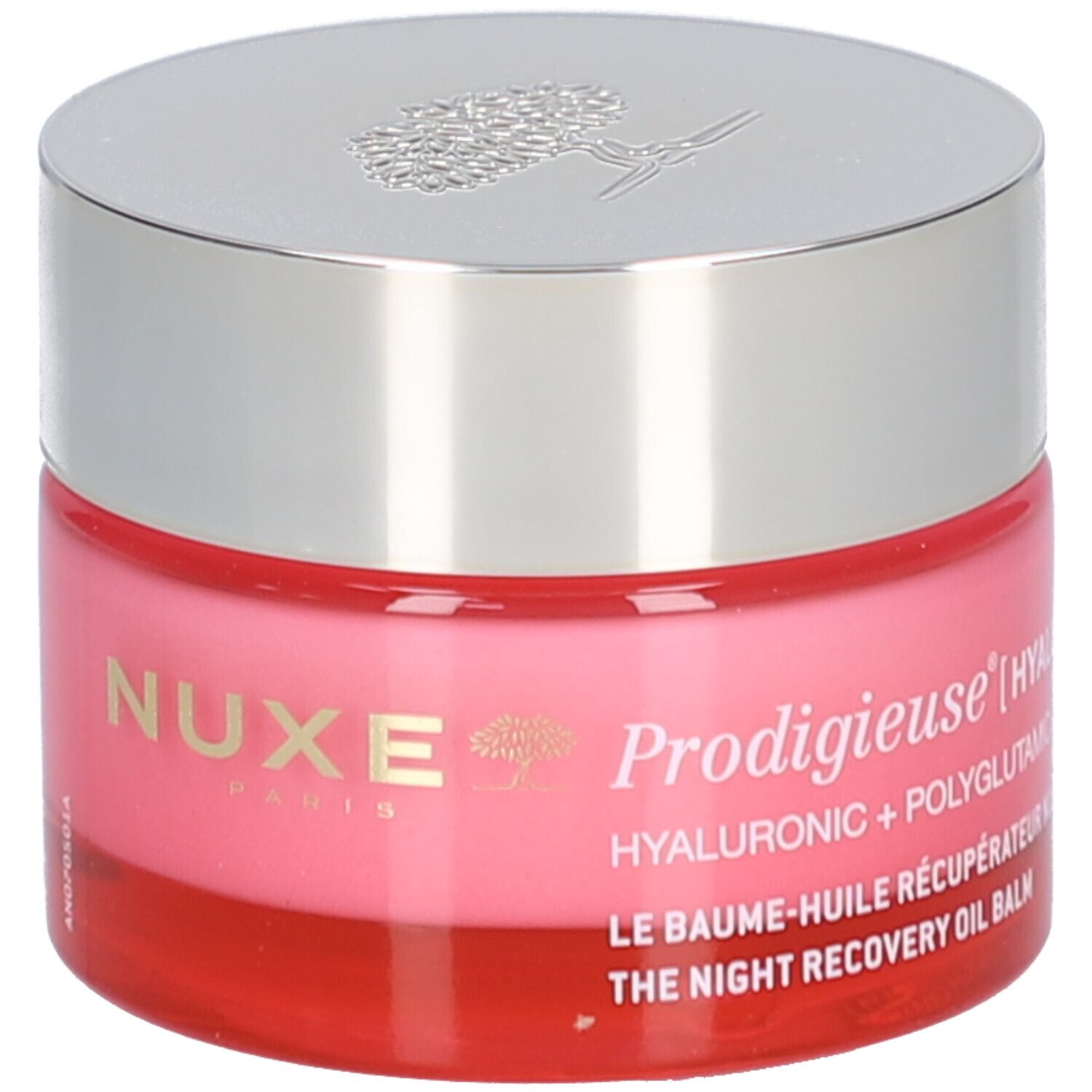 Nuxe Prodigieuse Nachtbalsam: Vorderseite mit Markennamen und Produktbezeichnung.