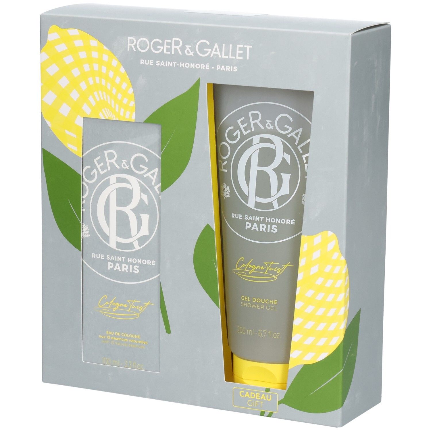 Roger&Gallet Vatertags-Geschenkset mit 'Cologne Twist“ und Duschgel