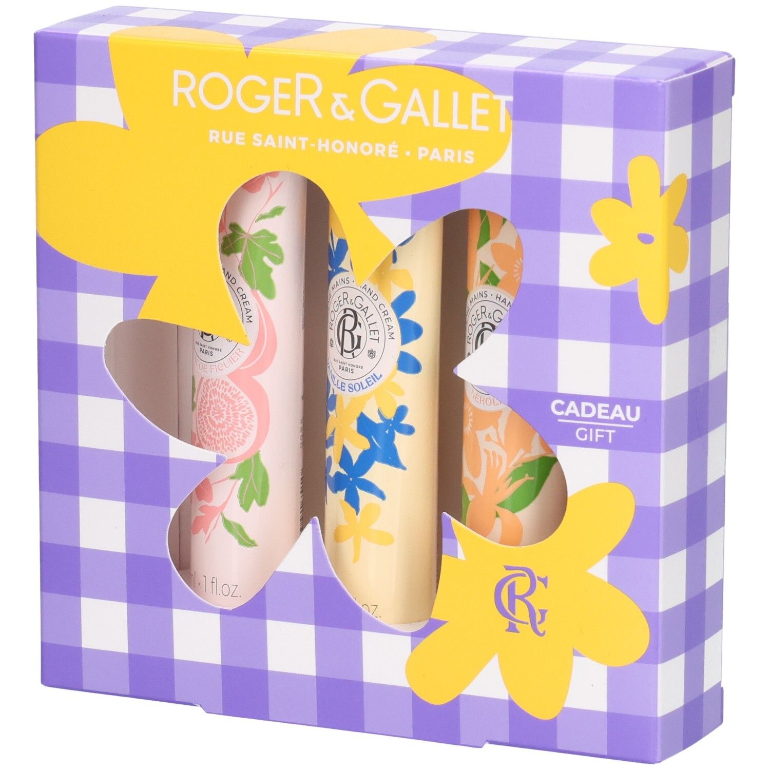 Roger&Gallet Coffret Trio Crèmes Mains 30ml – Fleur De Figuier, Vanille Soleil, Néroli 30 ml Set