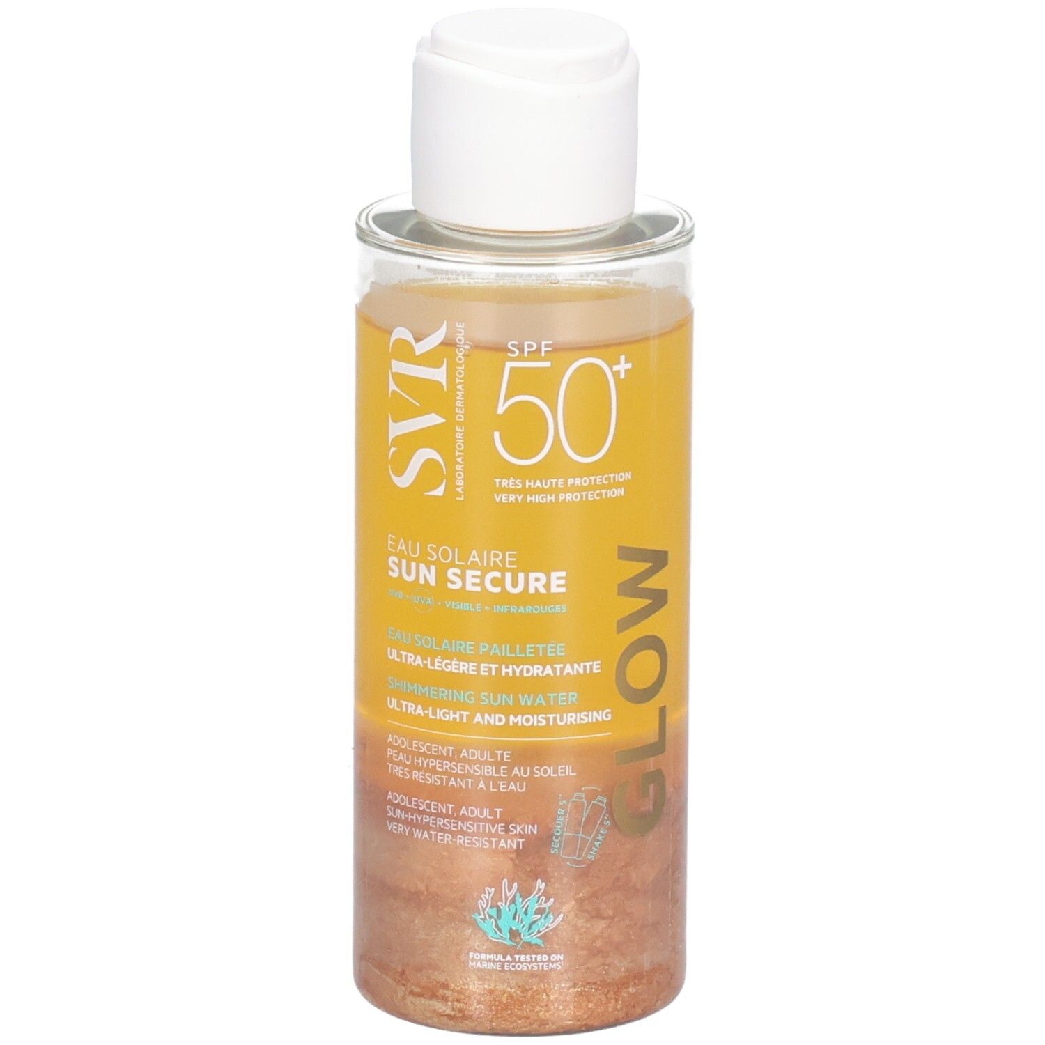 SVR Sun Secure Eau Solaire Glow Spf50+ 100Ml - New In March 2026 100 ml Hautöl