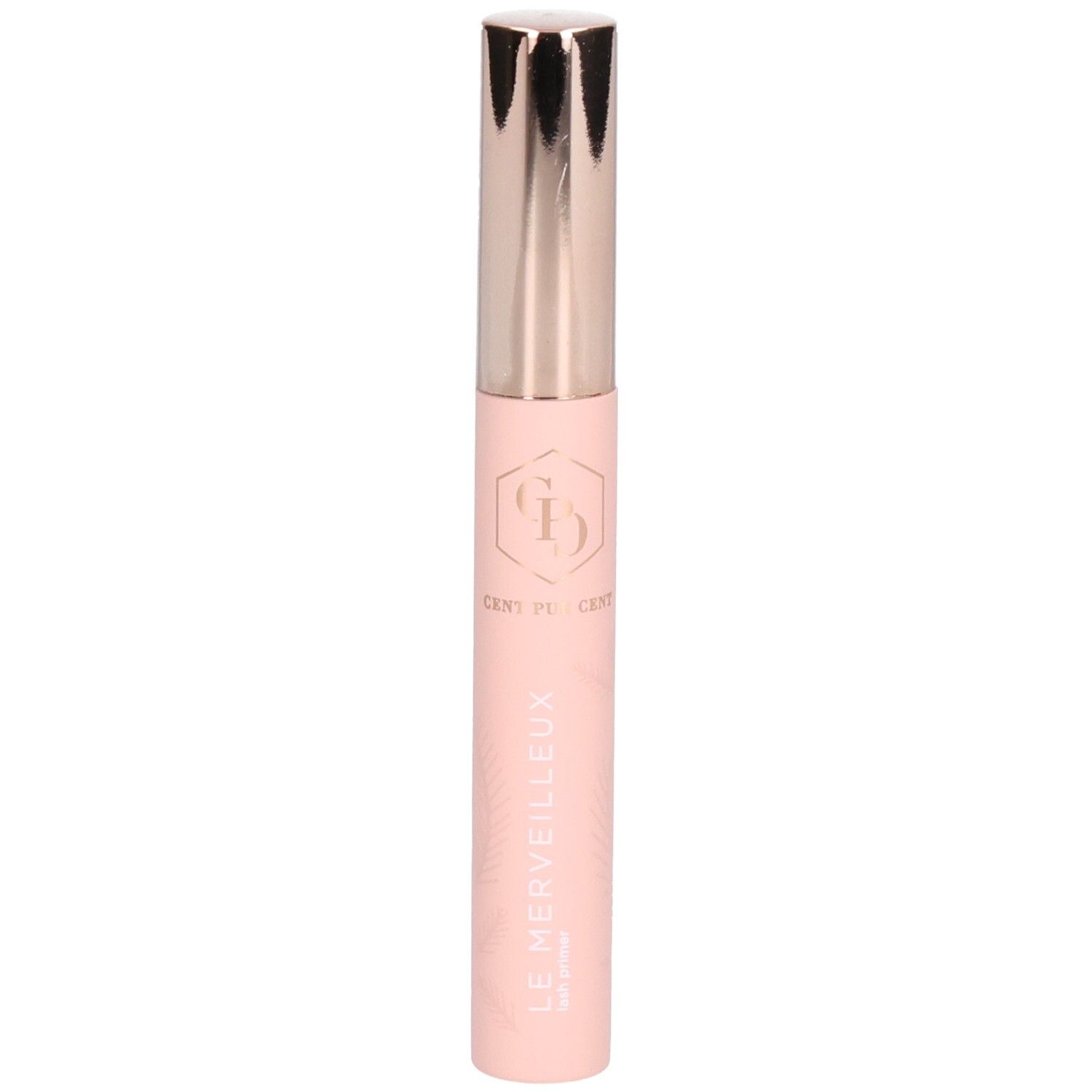 Ein zartrosa Stift mit roségoldener Kappe. Darauf steht "LE MERVEILLEUX".