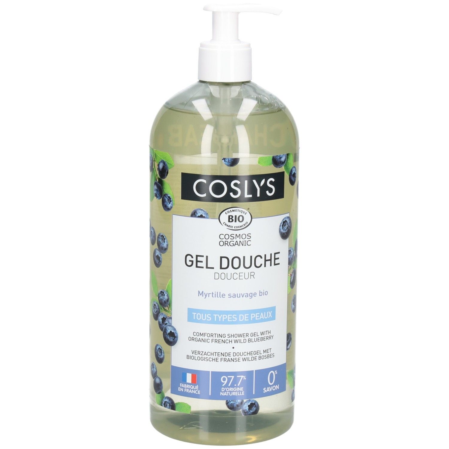 Coslys Gel douche douceur myrtille sauvage 1L 1 l Duschgel