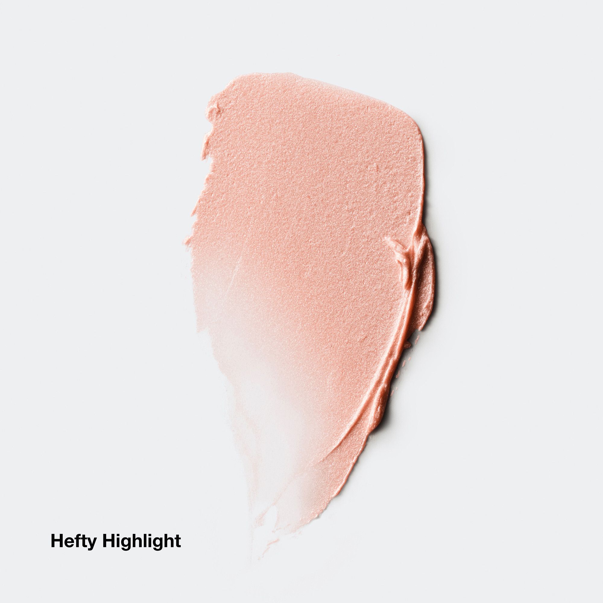 Heller Highlighter-Strich. Farbton Hefty Highlight. Auf hellem Hintergrund.