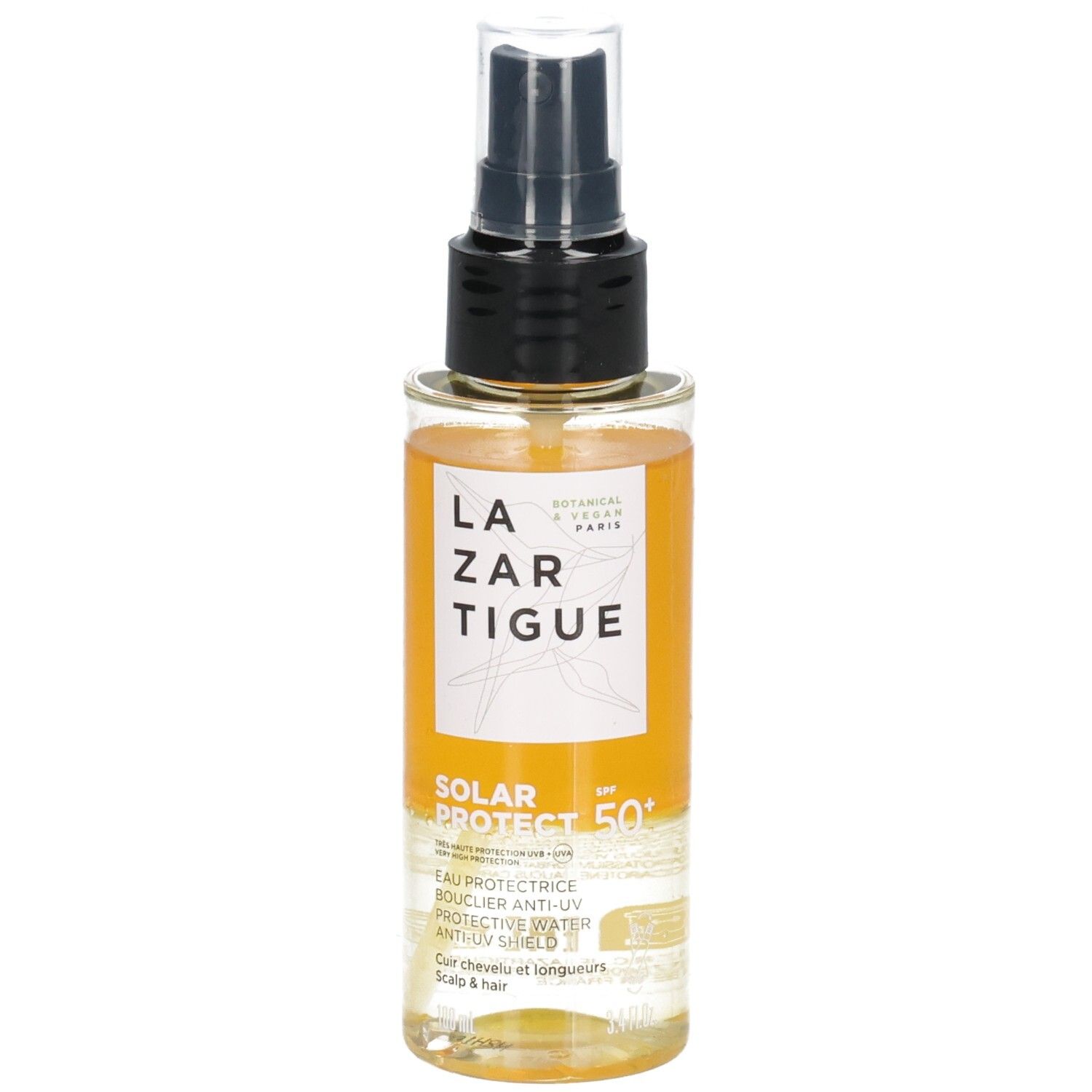 Lazartigue Solar Protect SPF50+ Schutzspray für Haar und Kopfhaut.