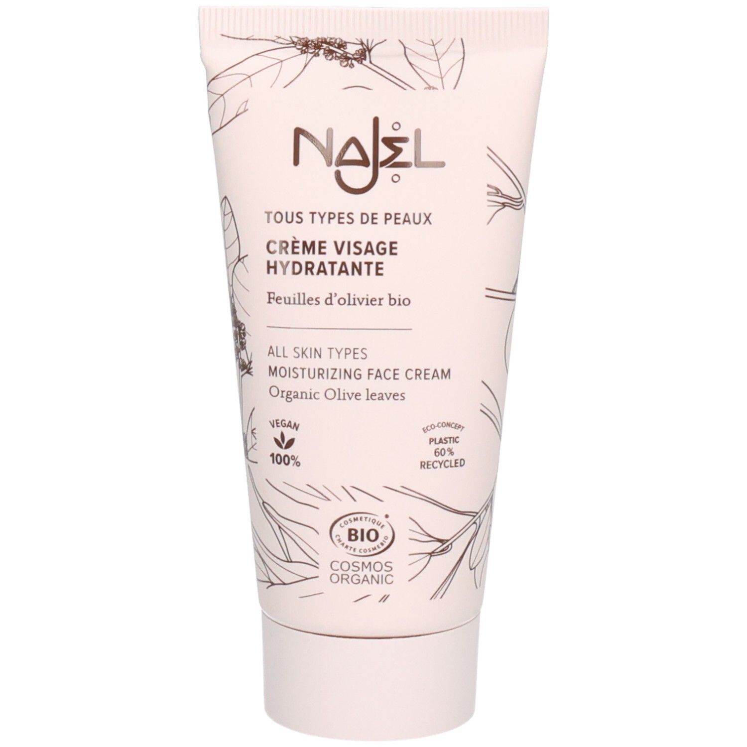 Najel Creme visage hydratante à l'olivier 50ml 50 ml