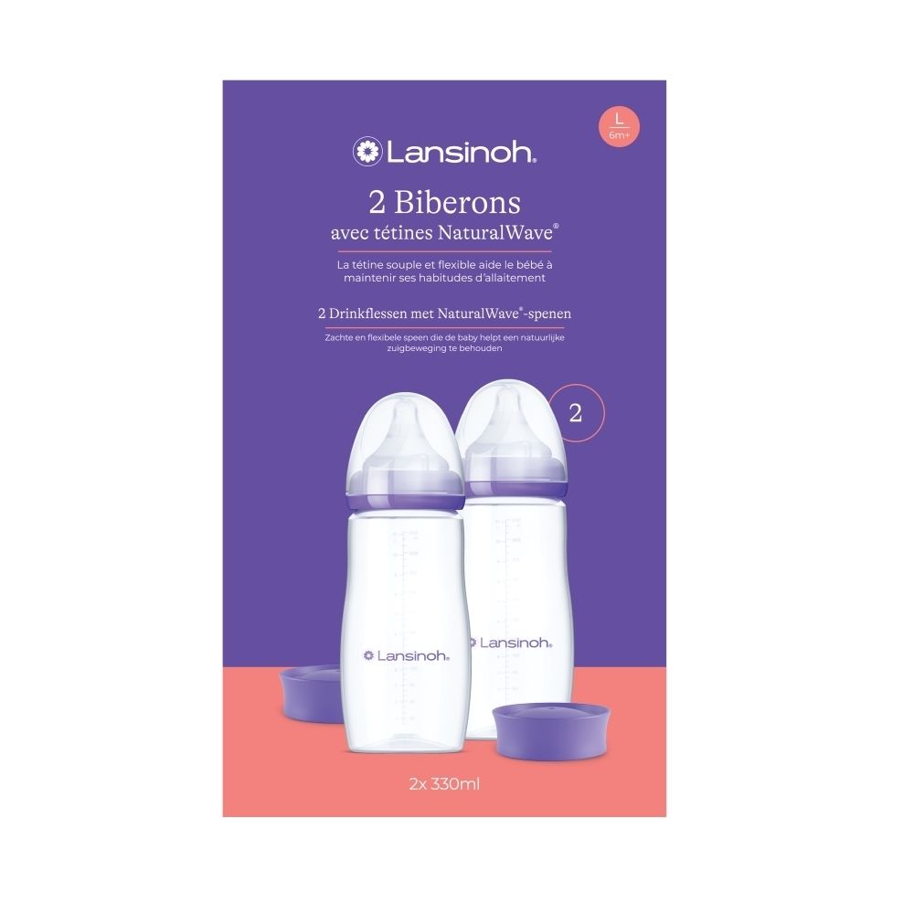 Lansinoh Drinkfles & NaturalWave speen