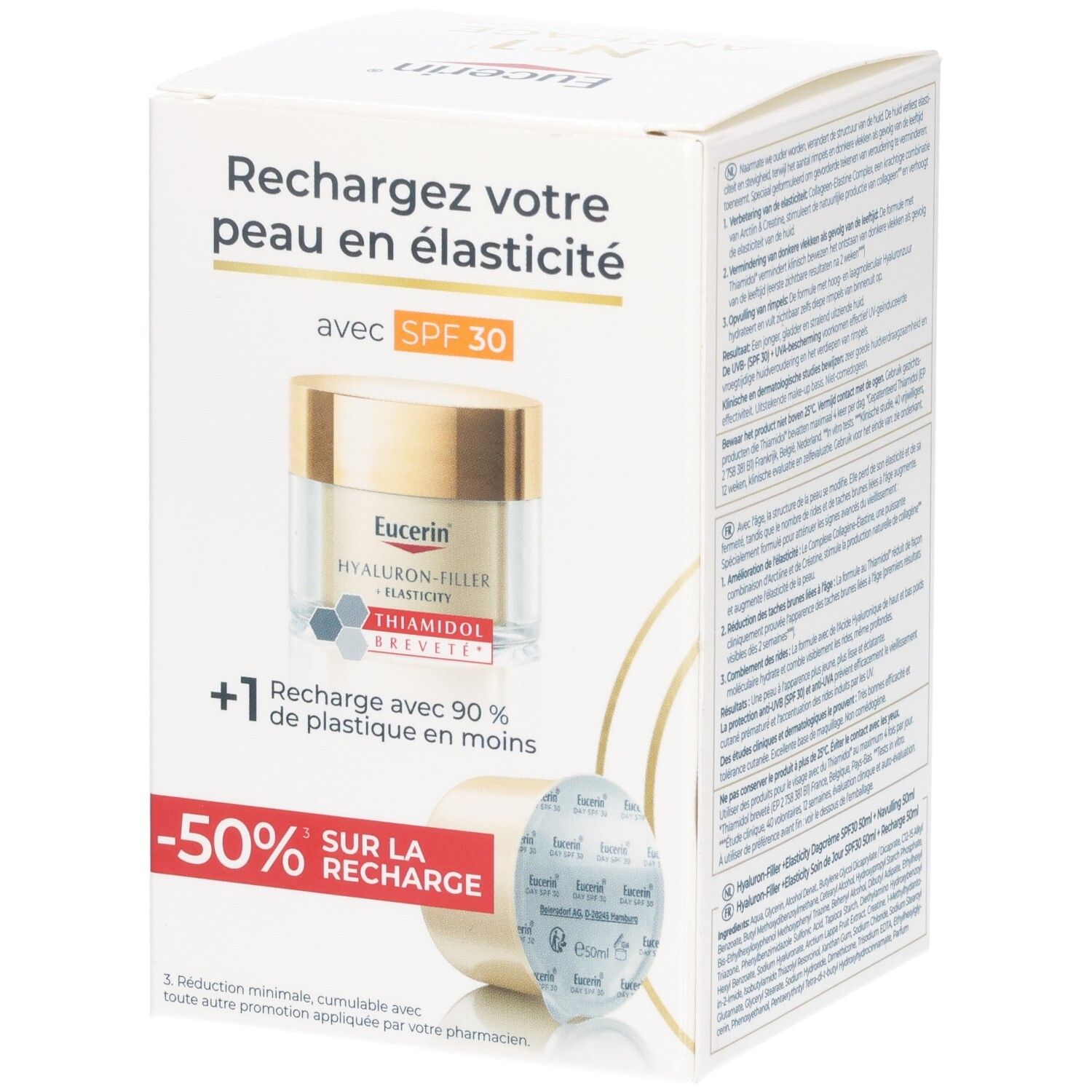 Eucerin Hyaluron-Filler + Elasticity Recharge Tagespflege LSF 30