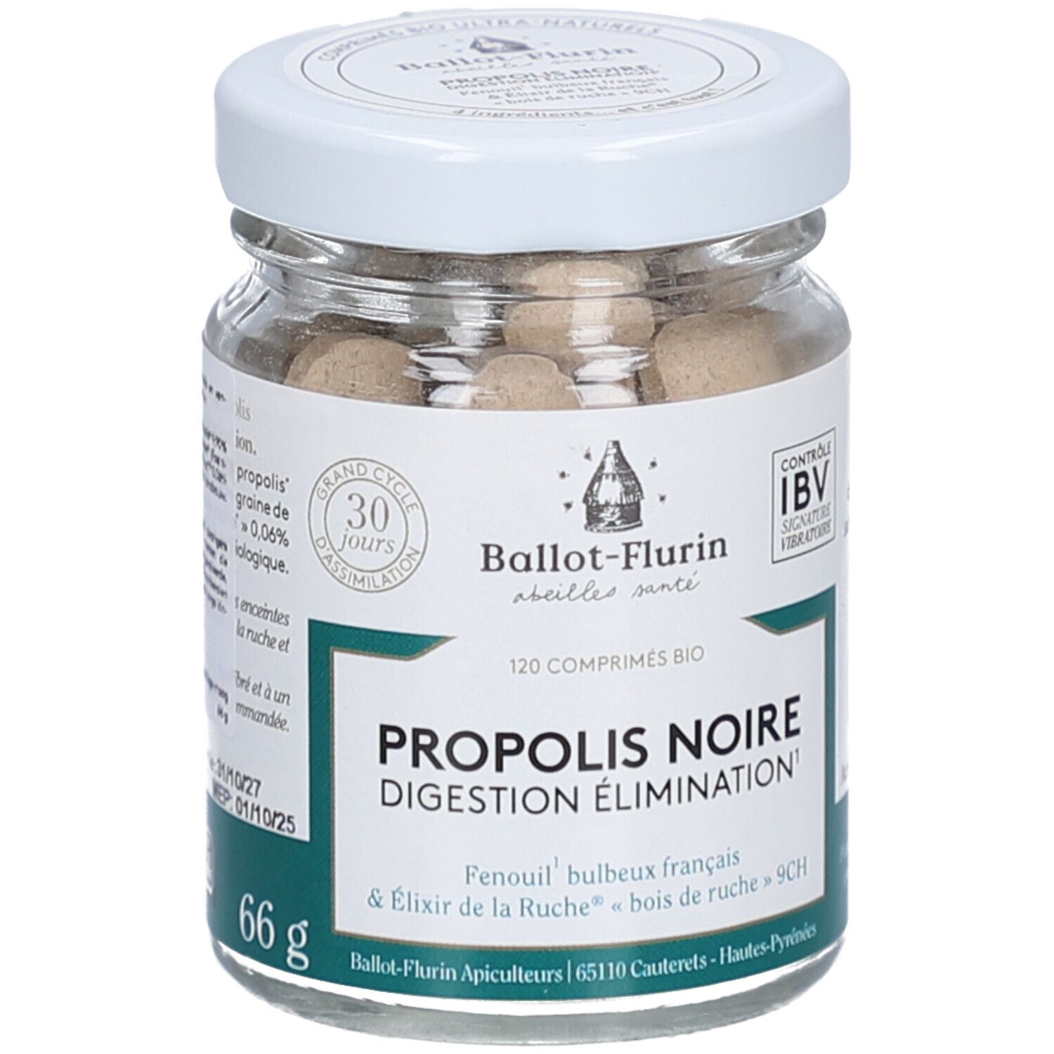Ballot-Flurin Zwarte Propolis Spijsvertering & Eliminatie 120 Capsules