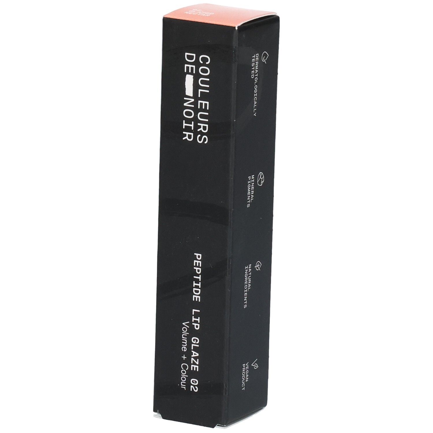 Couleurs de Noir Peptide Lip Glaze 02 Glazed Nectar 12 Make-up