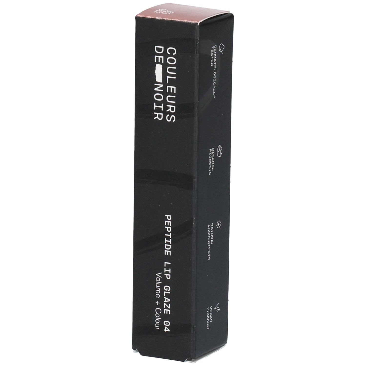 Couleurs de Noir Peptide Lip Glaze 04 Peach Toast 12 Make-up