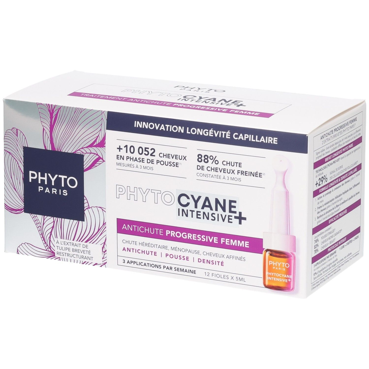 Phyto Paris Phytocyane Intensive Traitement Vrouw 12×5 Serum