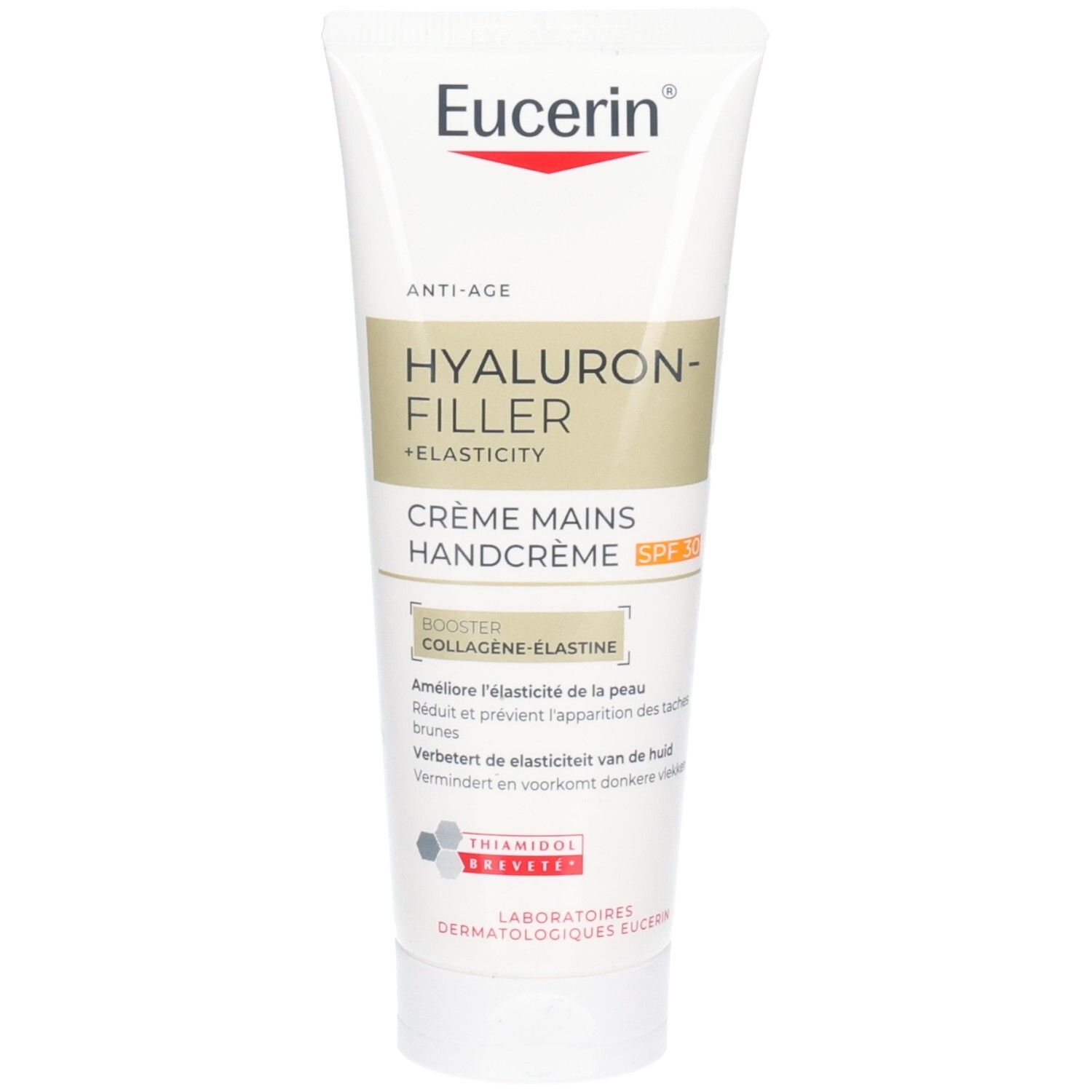 Eucerin Hyaluron-Filler + Elasticity Anti-Aging-Handcreme LSF 30