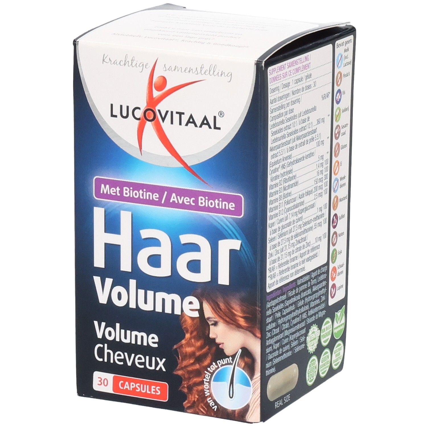 Lucovitaal Haar Volume 30capsules 30 St Kapseln