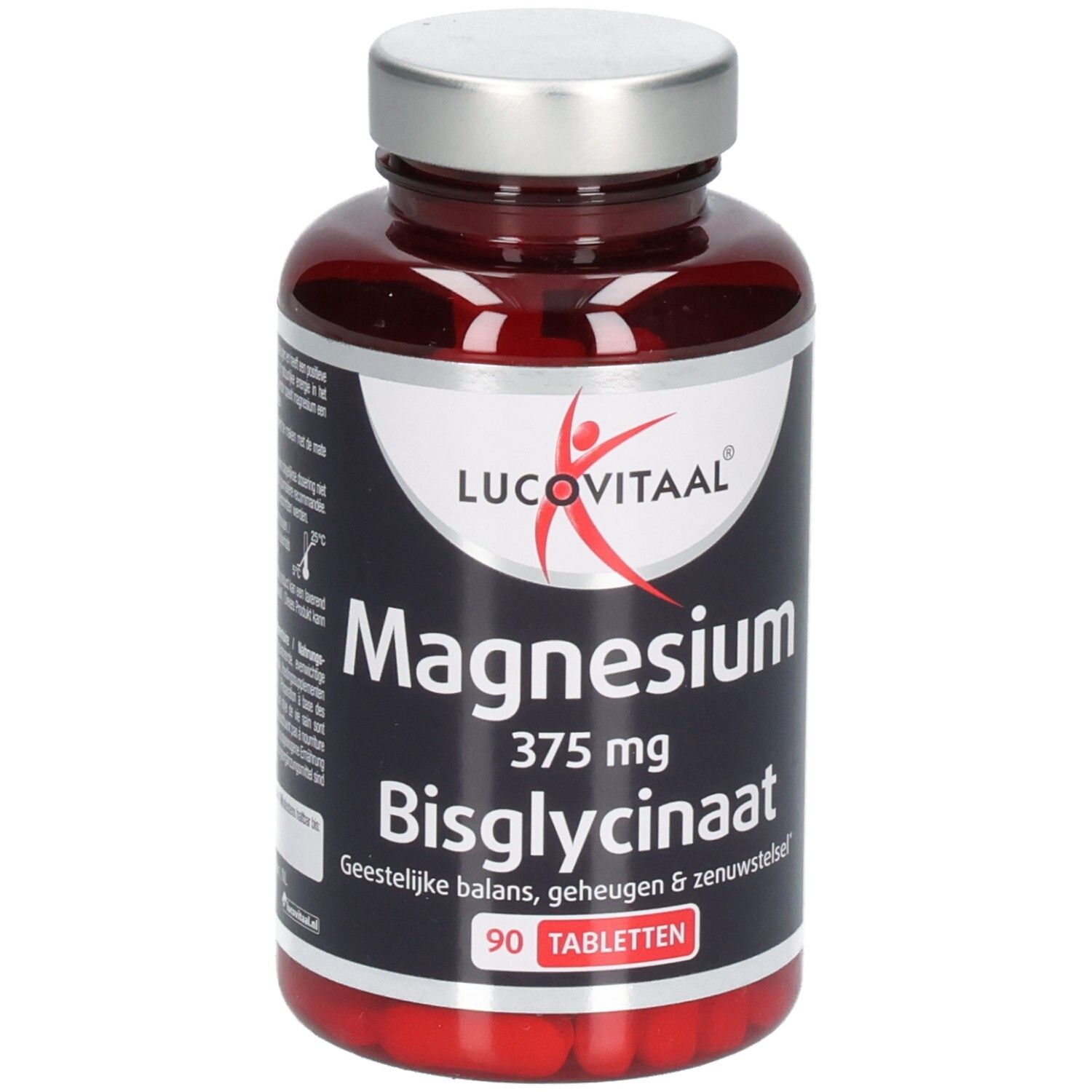 Lucovitaal Magnesium 375mg Bisglycinaat 90 tabletten St Tabletten