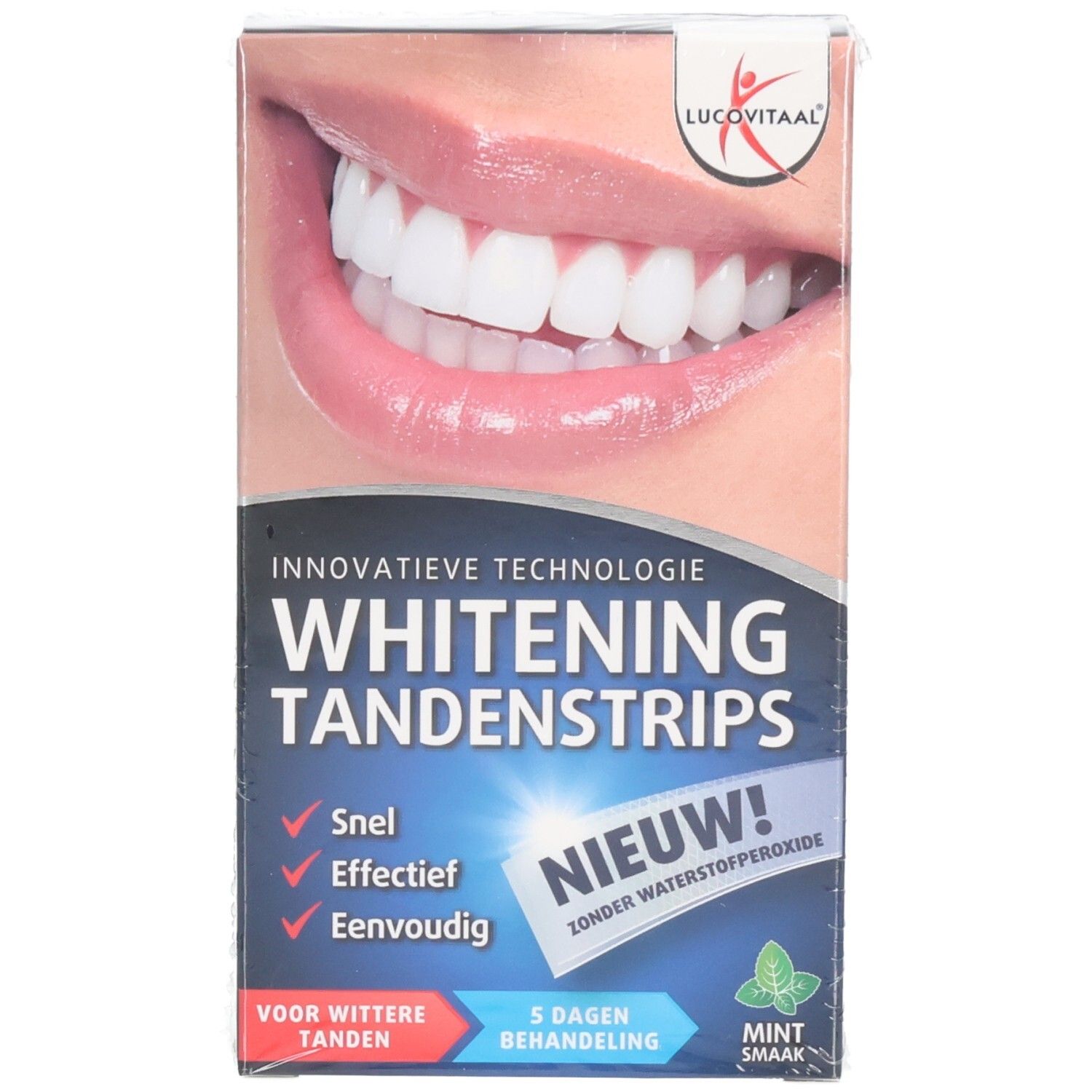 Lucovitaal Whitening Tandenstrips 5 set strips St Vlies