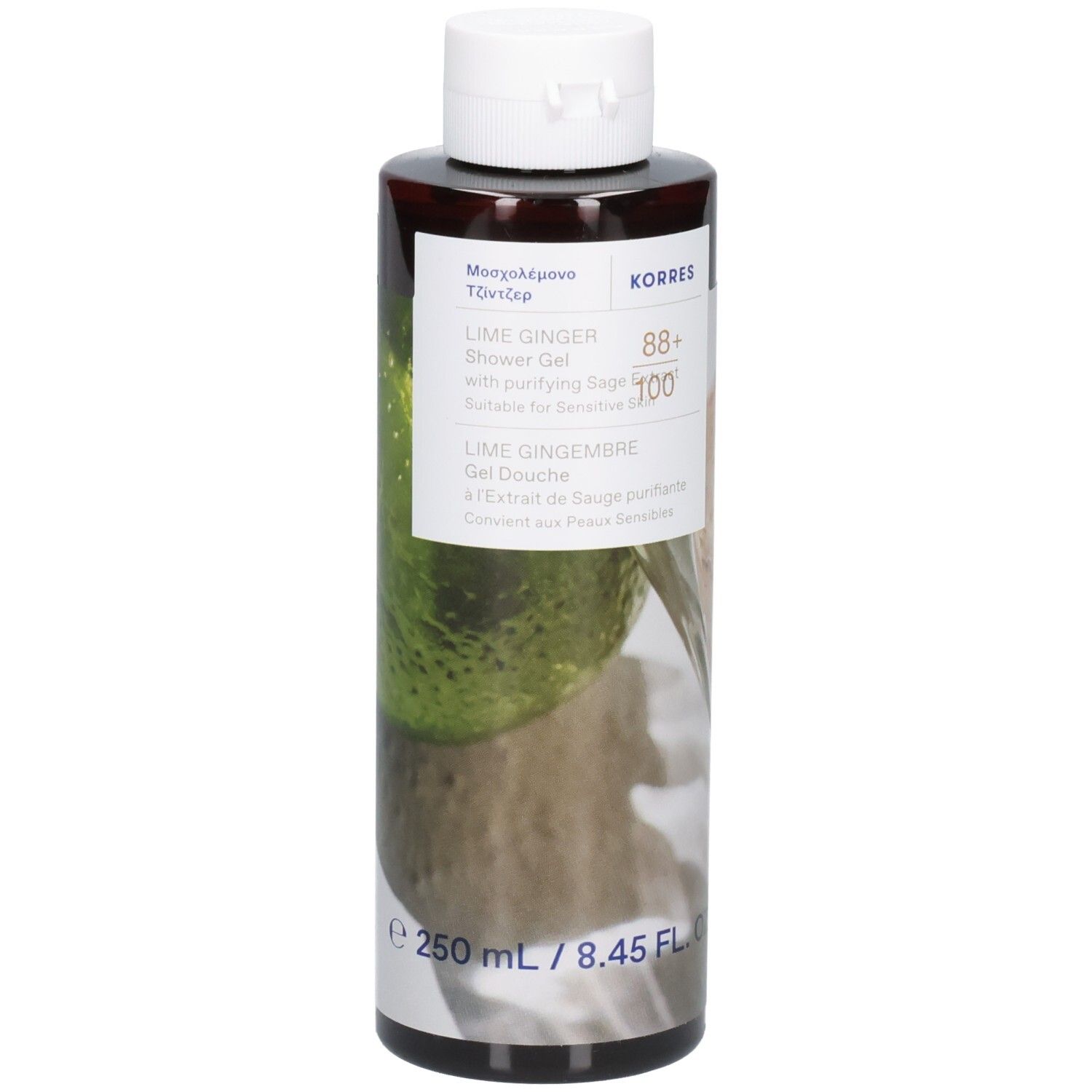 Korres Kb Ginger Lime Shower Gel 250ml 250 ml Duschgel