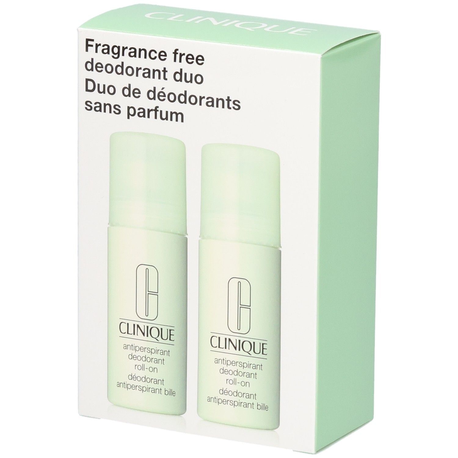 Clinique Frag Free Deoderant Duo 2st 2 St Deospray