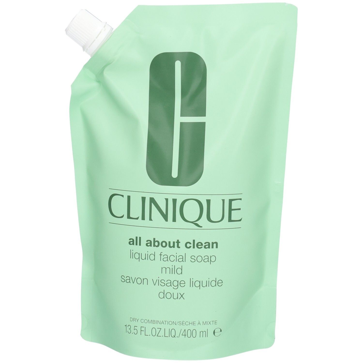 Clinique All About Clean Nachfüllpackung – Milde Flüssiggesichtsseife | Für trockene bis Mischhaut