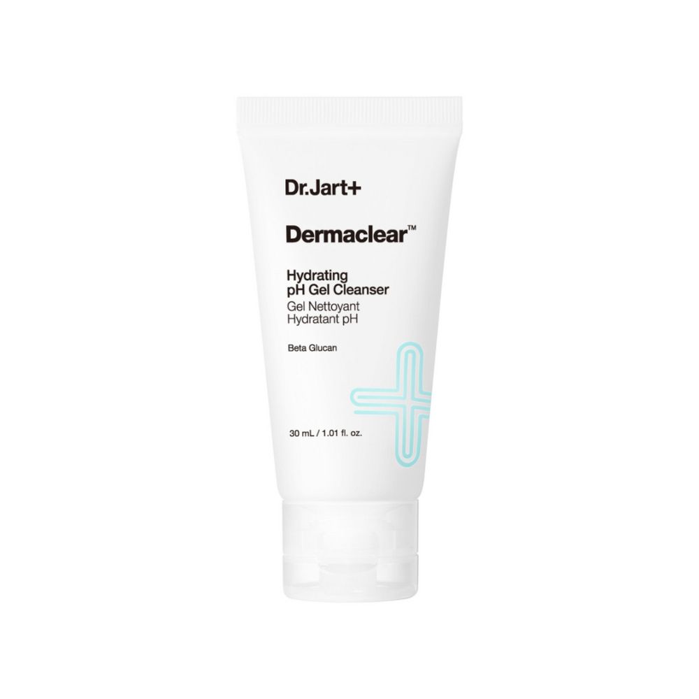 Dr. Jart+ Dermaclear Hydrating pH Gel Cleanser Tube.