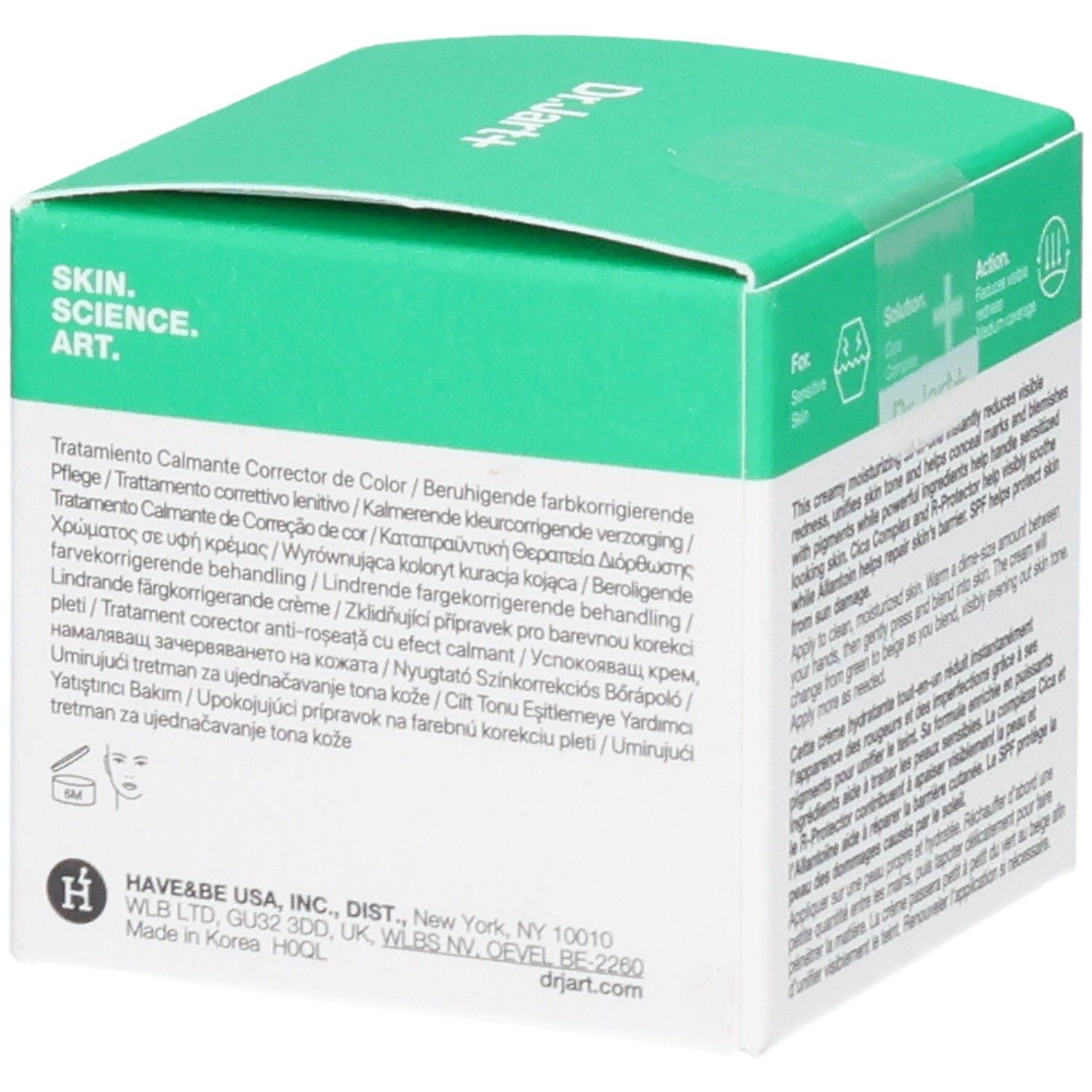 Dr. Jart+ Cicapair Farbkorrekturpflege LSF 30