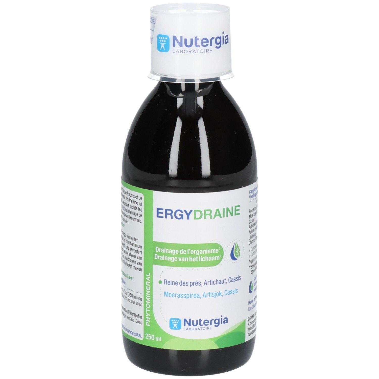 Nutergia Ergydraine | Eliminatie Detox en Gewichtscontrole 250 Oplossing