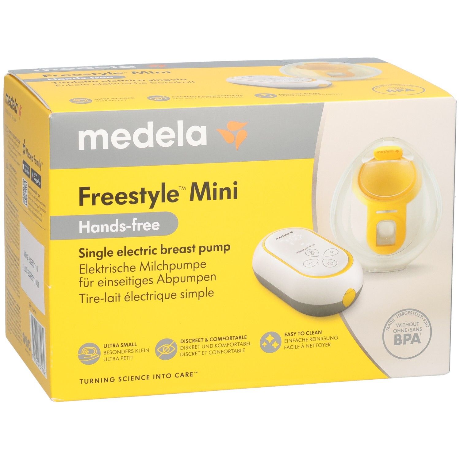 Medela Freestyle Mini Hands-free Single Electric Breast Pump.