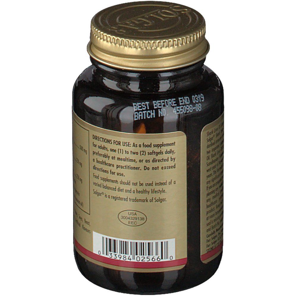 SOLGAR® Shark Liver Oil Complex 500 g 60 pz Redcare