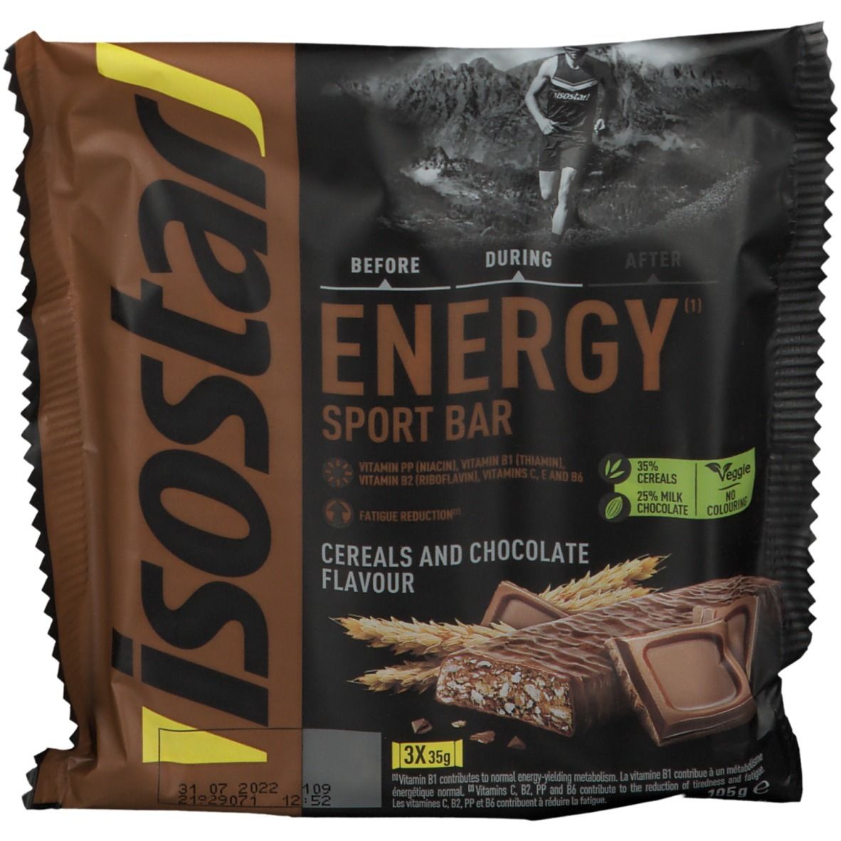 Isostar® Barres Energy Sport Chocolat