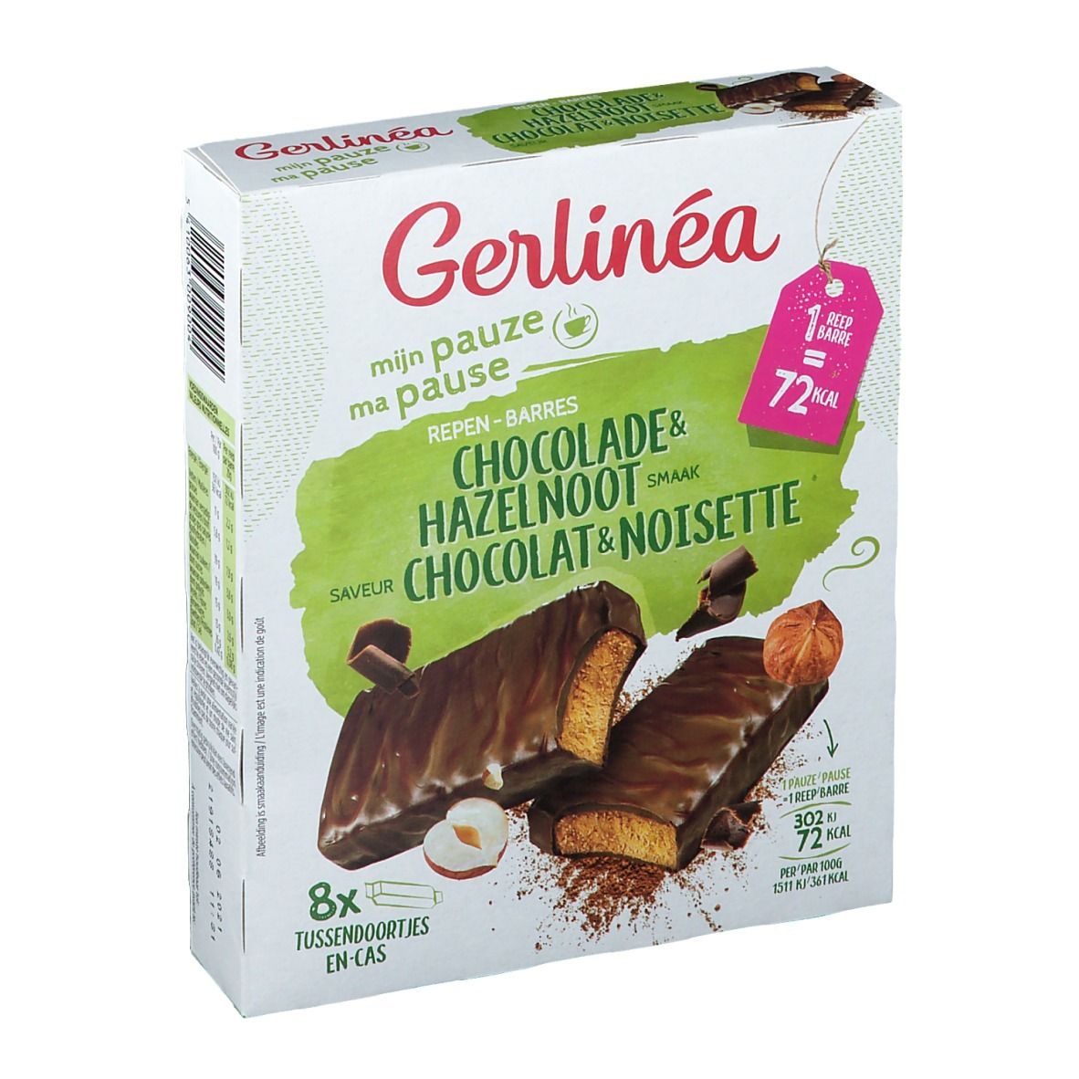 Gerlinéa Barres Chocolat & Noisette