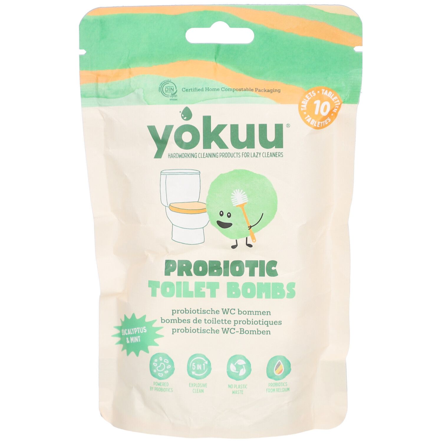 Yokuu Toilet Bom - Eucalyptus & Mint 10st 10 St Reinigungsmittel