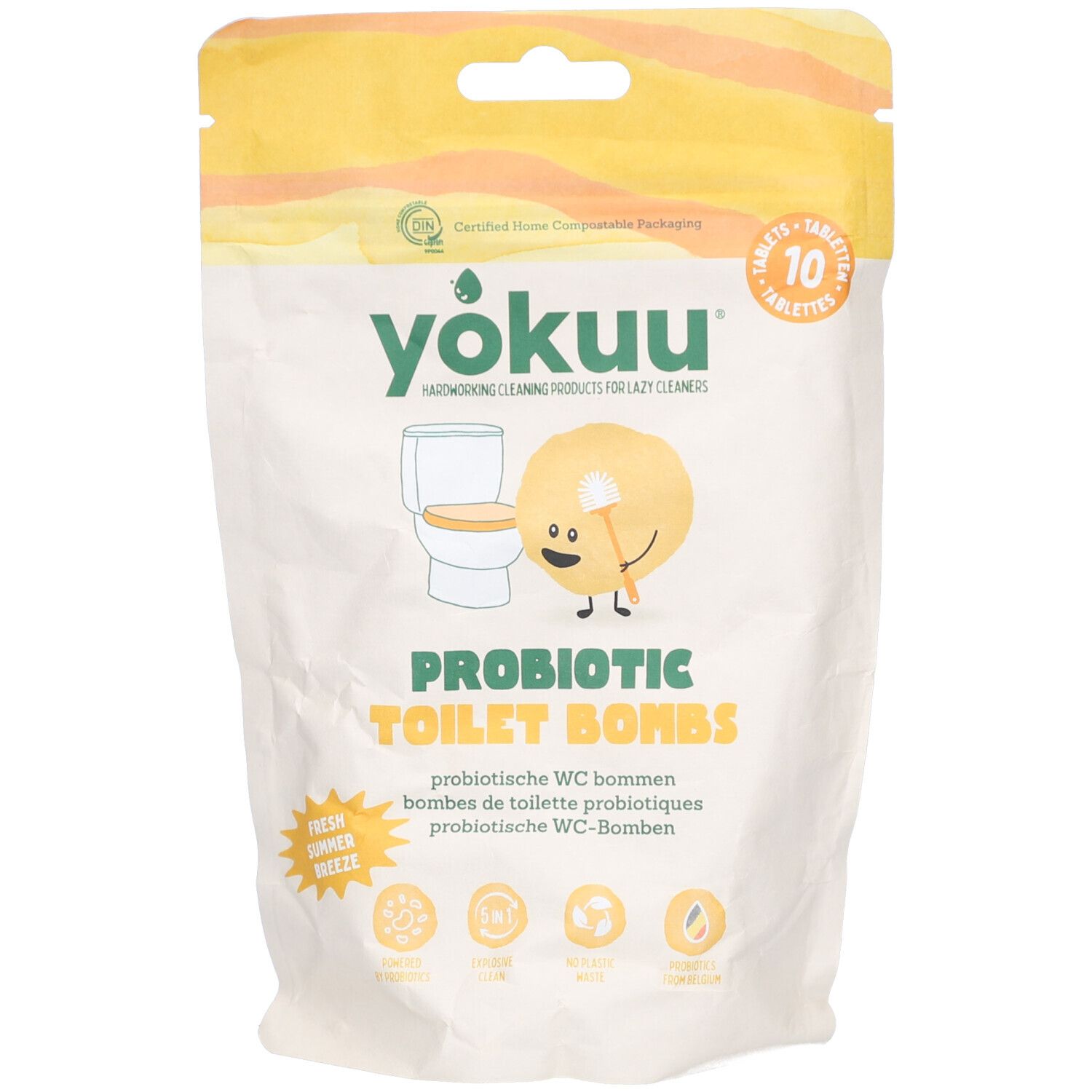 Yokuu Toilet Bom - Fresh Summer Breeze 10st 10 St Reinigungsmittel