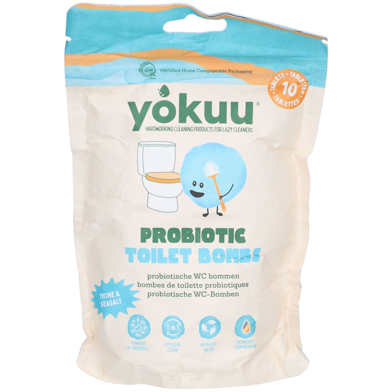 Yokuu Toilet Bom - Thyme & Sea Salt 10st 10 St Reinigungsmittel