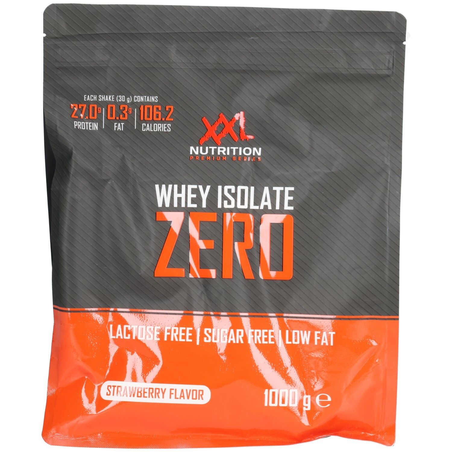 XXL Nutrition Whey Isolate Zero Aardbei 1000g 1000 g Puder