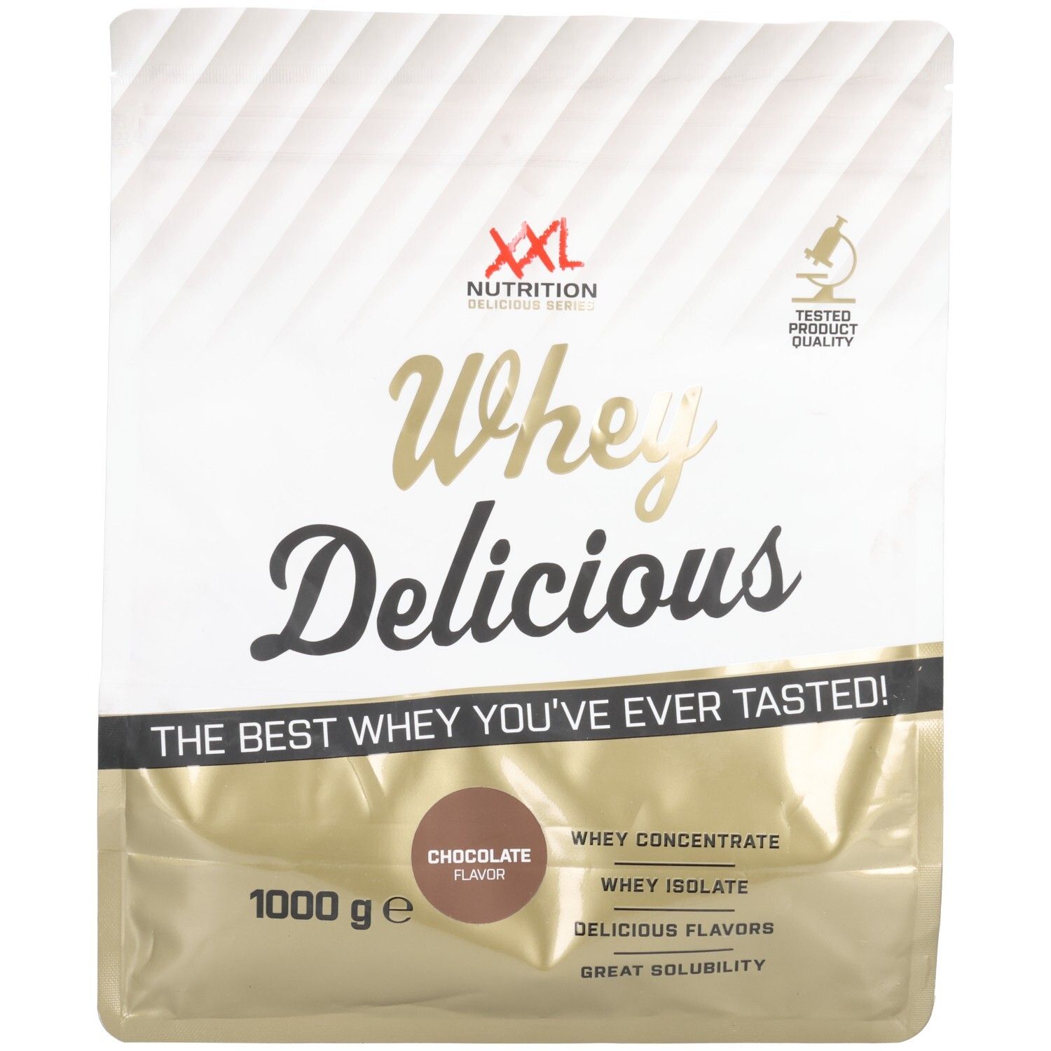 XXL Nutrition Whey Delicious Chocolade 1000g 1000 g Puder
