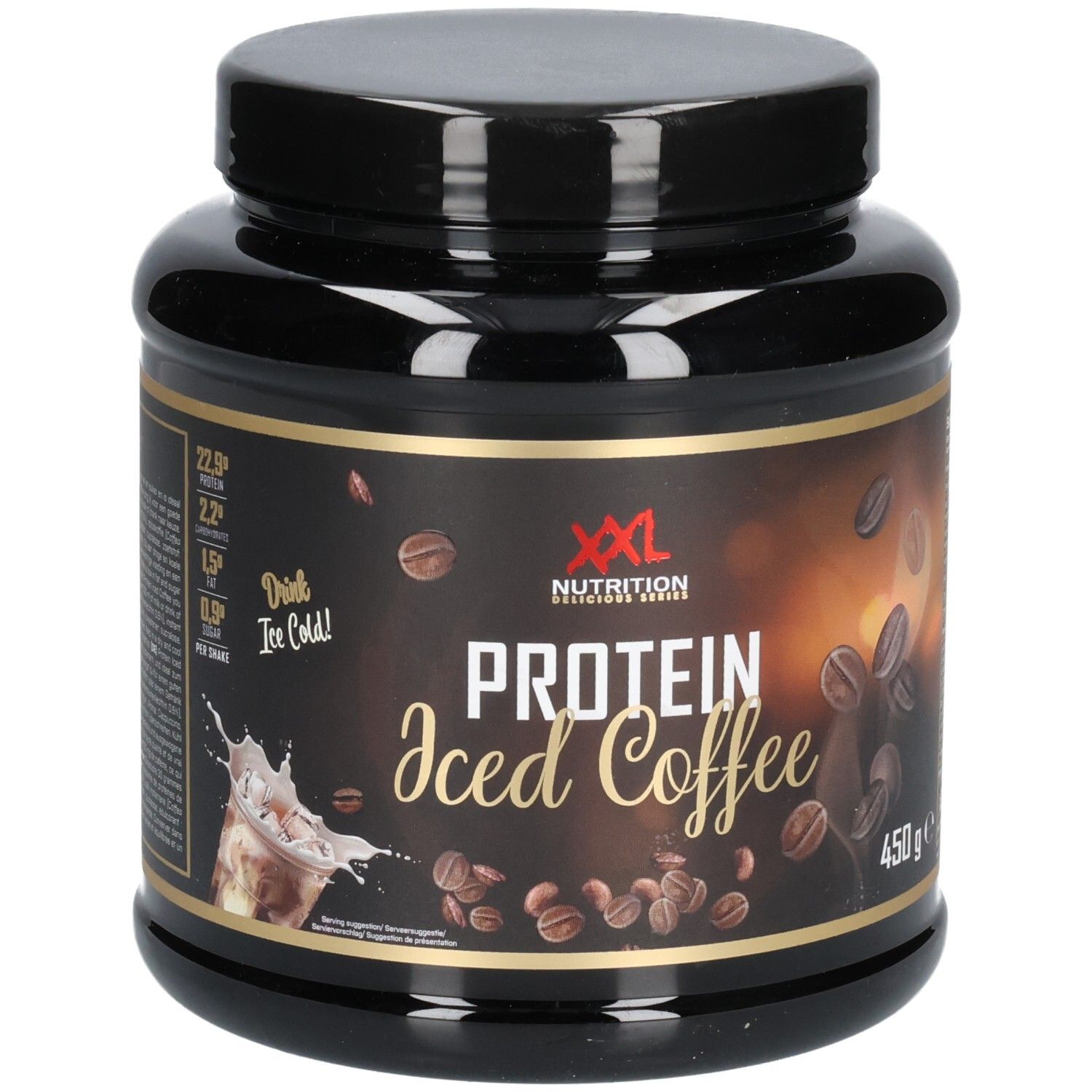 XXL Nutrition Protein Iced Coffee Regular 450g 450 g Puder